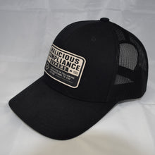 Malicious Compliance Mesh-Back Trucker Hat – Leatherette Patch