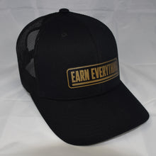 Earn Everything Mesh-Back Trucker Hat – Leatherette Patch