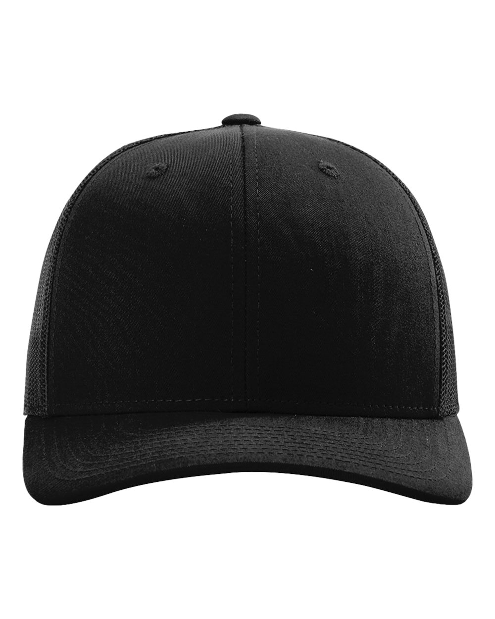 Mesh — Richardson 112 — Black blank hat